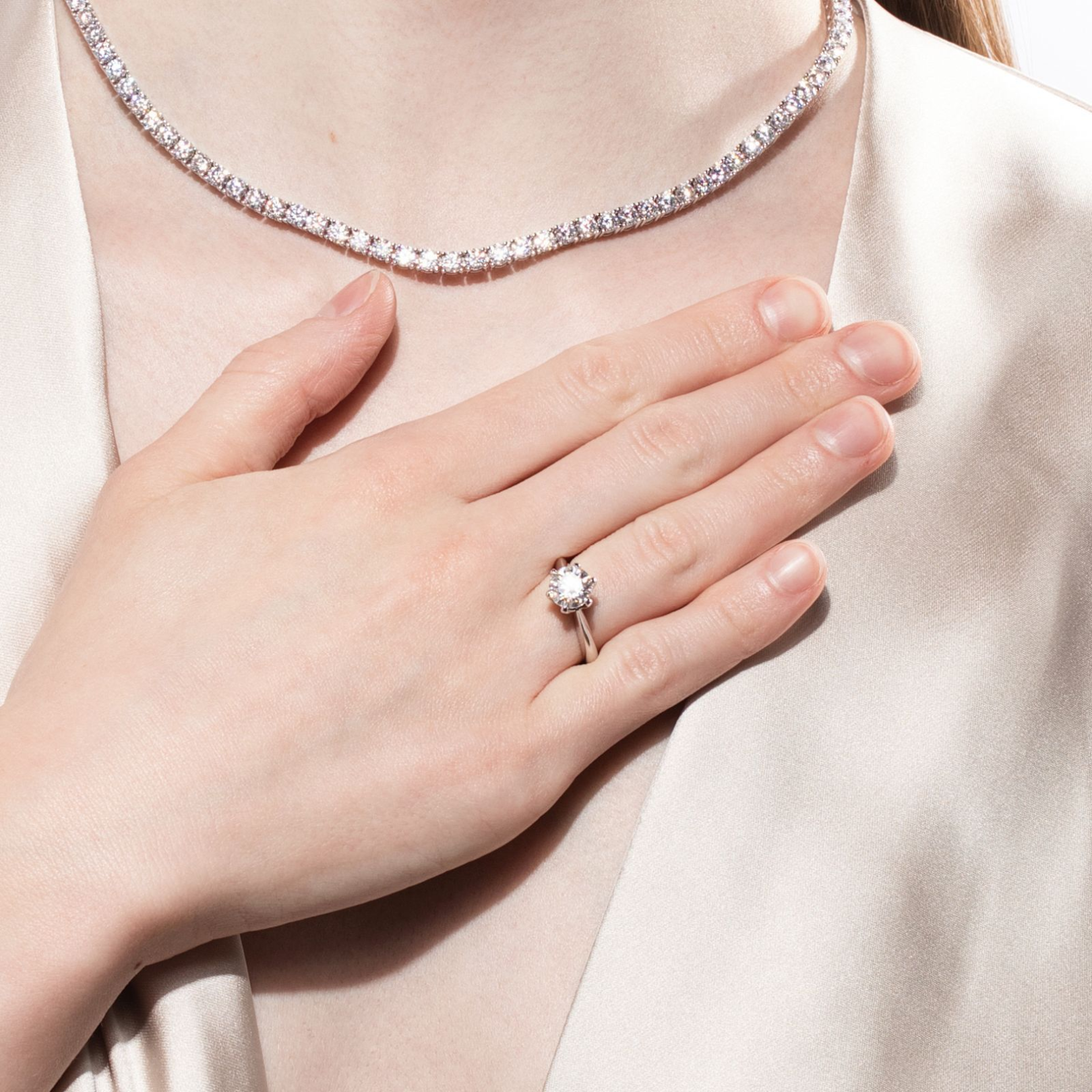 ETERNAL SIX-PRONG RING – CRAFTED IN STERLING SILVER WITH ETERNAGOLD™