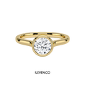 AURA ROUND RING – CRAFTED IN STERLING SILVER WITH ETERNAGOLD™