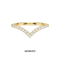 V-LIGHT BBAND RING – CRAFTED IN STERLING SILVER WITH ETERNAGOLD™