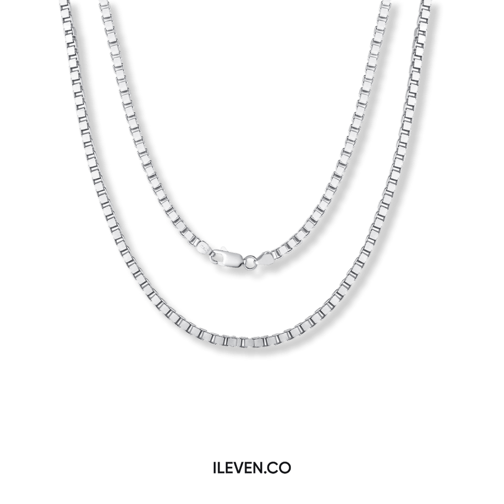 CLASSIC BOX CHAIN – CRAFTED IN STERLING SILVER WITH TRIPLESHIELD™