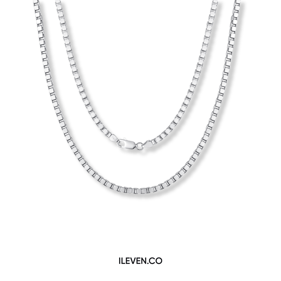 CLASSIC BOX CHAIN – CRAFTED IN STERLING SILVER WITH TRIPLESHIELD™