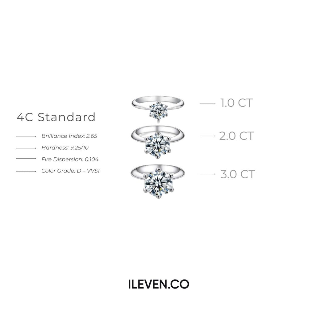 ETERNAL SIX-PRONG RING – CRAFTED IN STERLING SILVER WITH ETERNAGOLD™