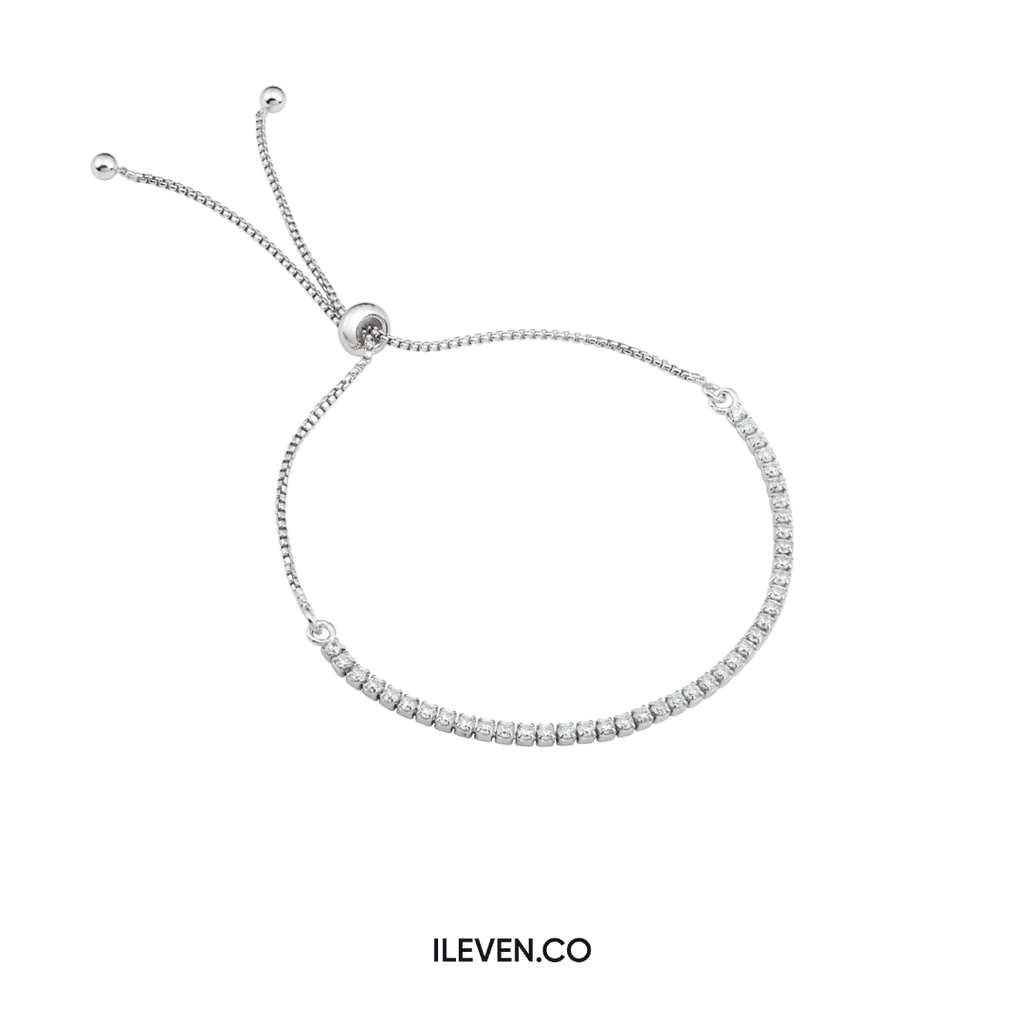 RADIANT SLIDER TENNIS BRACELET –  CRAFTED IN STERLING SILVER WITH TRIPLESHIELD™