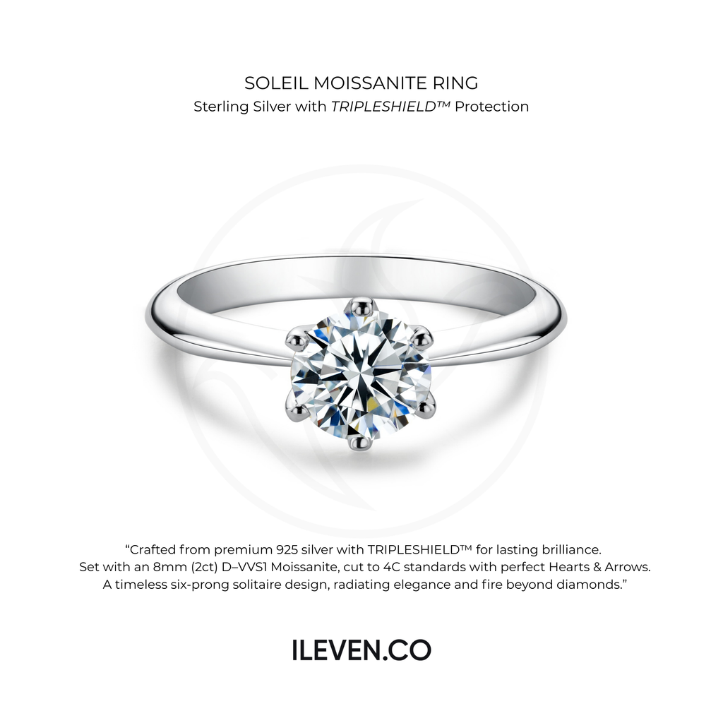 ETERNAL SIX-PRONG RING – CRAFTED IN STERLING SILVER WITH ETERNAGOLD™
