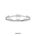 BUTTERFLY RAINBOW TENNIS BRACELET –  CRAFTED IN STERLING SILVER WITH TRIPLESHIELD™