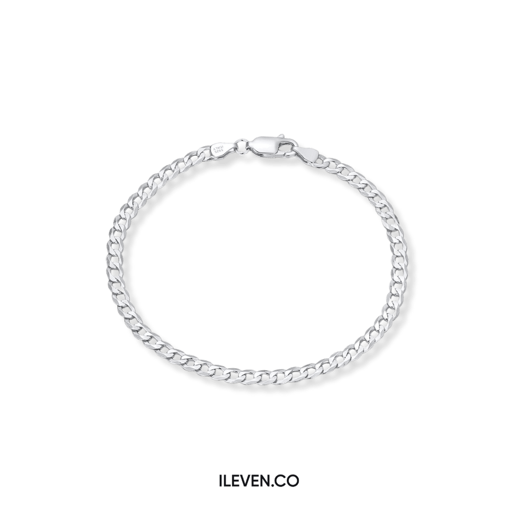 VÒNG TAY CỔ ĐIỂN CUBA 5MM - ĐƯỢC CHẾ TẠO BẠC STERLING VỚI TRIPLESHIELD™