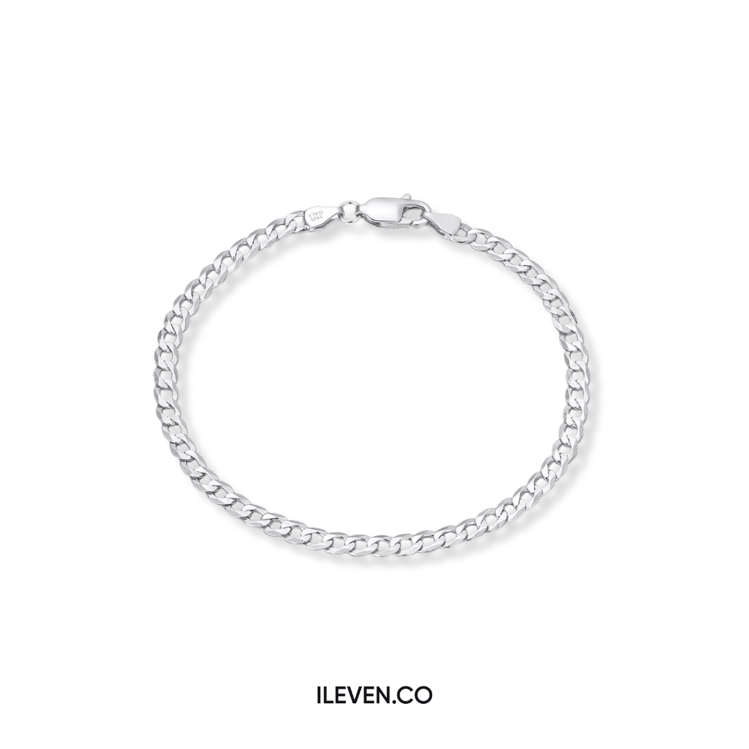 VÒNG TAY CỔ ĐIỂN CUBA 5MM - ĐƯỢC CHẾ TẠO BẠC STERLING VỚI TRIPLESHIELD™