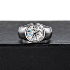 NHẪN AURORA SOLITAIRE – ĐƯỢC CHẾ TẠO BẠC STERLING VỚI ETERNAGOLD™