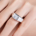 NHẪN MOISSANITE REGAL PRINCE – ĐƯỢC CHẾ TẠO BẠC STERLING VỚI ETERNAGOLD™