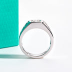 NHẪN MOISSANITE CỔ ĐIỂN RỰC RỠ – ĐƯỢC CHẾ TẠO BẠC STERLING VỚI ETERNAGOLD™