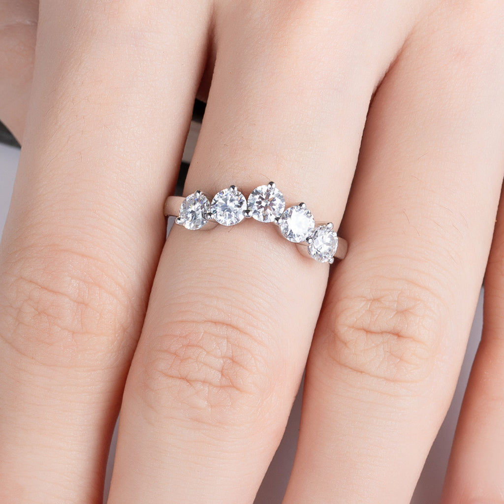 CROWN BRILLIANCE RING – CRAFTED IN STERLING SILVER WITH ETERNAGOLD™