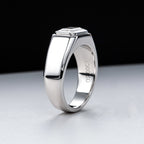 NHẪN MOISSANITE CẮT NGỌC LỤC BẢO CAO CẤP – CHẾ TẠO BẠC STERLING VỚI ETERNAGOLD™