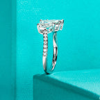 TWIN HEART PROMISE RING – CRAFTED IN STERLING SILVER WITH ETERNAGOLD™
