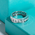 NHẪN ETERNA BAND MOISSANITE – ĐƯỢC CHẾ TẠO BẰNG BẠC STERLING VỚI ETERNAGOLD™
