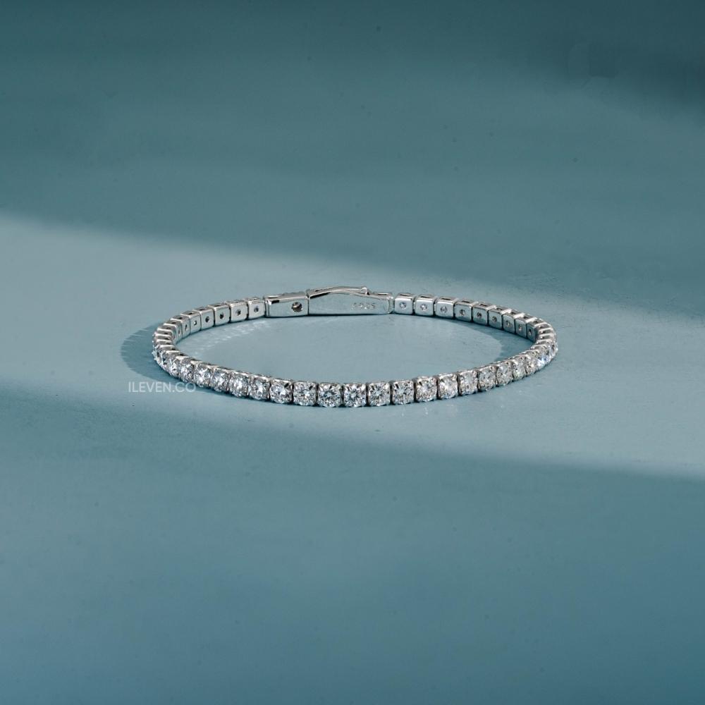 RADIANT TENNIS BRACELET 3MM –  CRAFTED IN STERLING SILVER WITH TRIPLESHIELD™