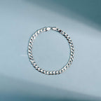VÒNG TAY CỔ ĐIỂN CUBA 5MM - ĐƯỢC CHẾ TẠO BẠC STERLING VỚI TRIPLESHIELD™