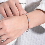 RADIANT SLIDER TENNIS BRACELET –  CRAFTED IN STERLING SILVER WITH TRIPLESHIELD™