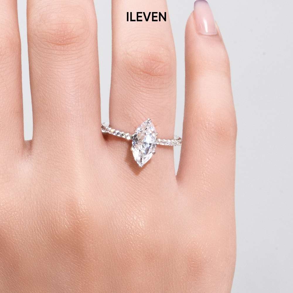 NHẪN MARQUISE – ĐƯỢC CHẾ TẠO BẠC STERLING VỚI TRIPLESHIELD™