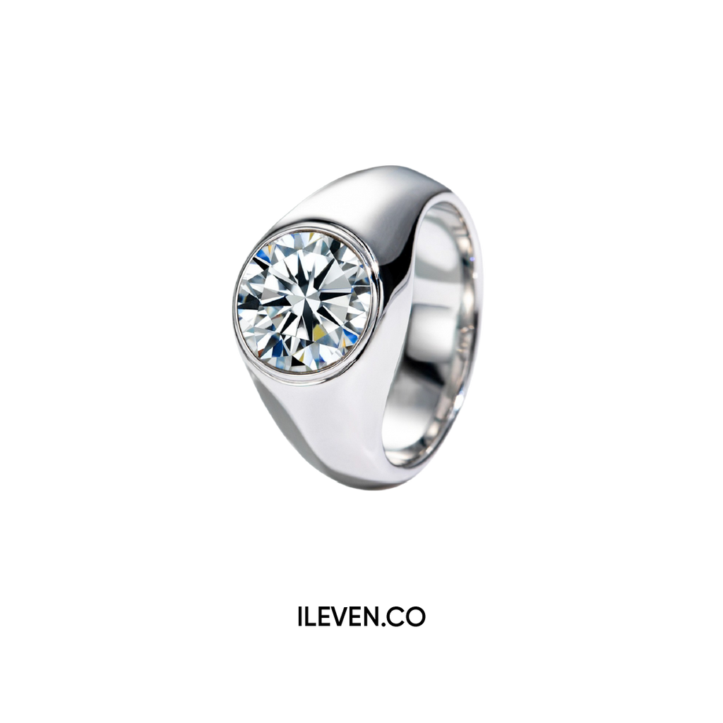 NHẪN AURORA SOLITAIRE – ĐƯỢC CHẾ TẠO BẠC STERLING VỚI ETERNAGOLD™