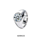 NHẪN AURORA SOLITAIRE – ĐƯỢC CHẾ TẠO BẠC STERLING VỚI ETERNAGOLD™