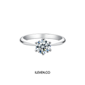 ETERNAL SIX-PRONG RING – CRAFTED IN STERLING SILVER WITH ETERNAGOLD™