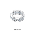 NHẪN ETERNA BAND MOISSANITE – ĐƯỢC CHẾ TẠO BẰNG BẠC STERLING VỚI ETERNAGOLD™