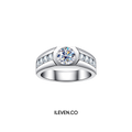 NHẪN MOISSANITE CỔ ĐIỂN RỰC RỠ – ĐƯỢC CHẾ TẠO BẠC STERLING VỚI ETERNAGOLD™