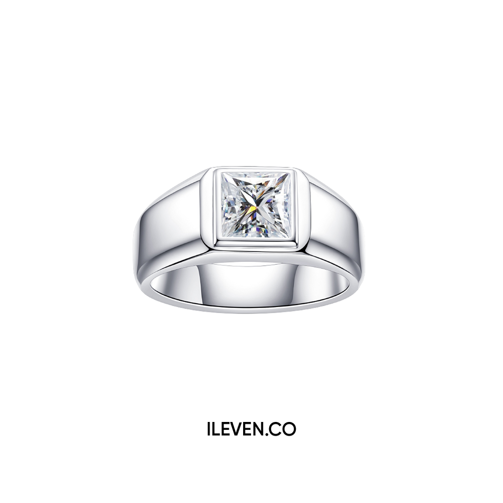NHẪN MOISSANITE REGAL PRINCE – ĐƯỢC CHẾ TẠO BẠC STERLING VỚI ETERNAGOLD™