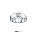 NHẪN MOISSANITE REGAL PRINCE – ĐƯỢC CHẾ TẠO BẠC STERLING VỚI ETERNAGOLD™