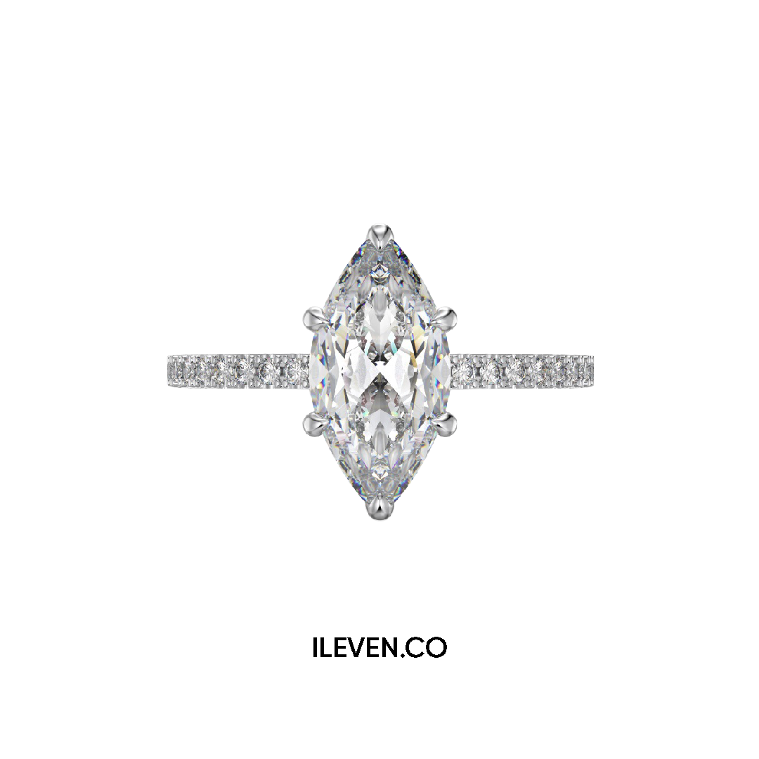 NHẪN MARQUISE – ĐƯỢC CHẾ TẠO BẠC STERLING VỚI TRIPLESHIELD™