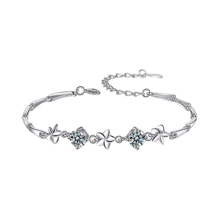 VÒNG TAY HOA – CHẾ TÁC TỪ BẠC STERLING VỚI TRIPLESHIELD™