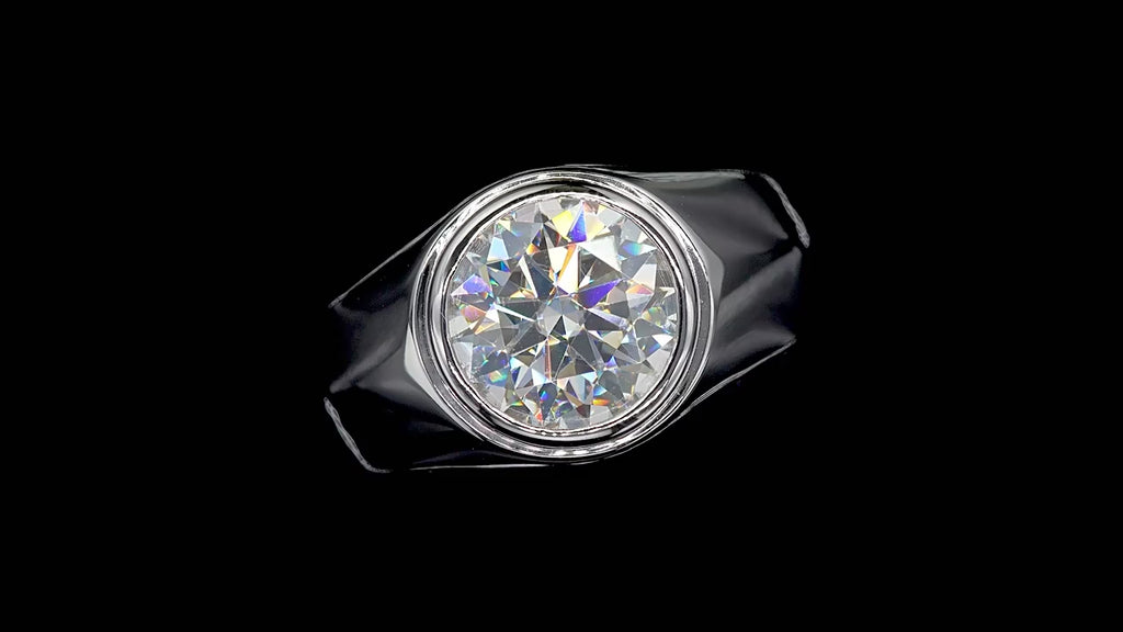 NHẪN AURORA SOLITAIRE – ĐƯỢC CHẾ TẠO BẠC STERLING VỚI ETERNAGOLD™