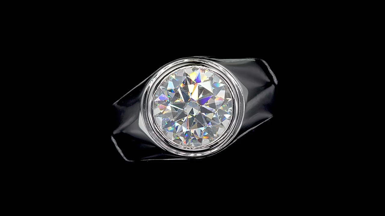 NHẪN AURORA SOLITAIRE – ĐƯỢC CHẾ TẠO BẠC STERLING VỚI ETERNAGOLD™