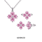 LUCKY CLOVER PINK SET – CRAFTED IN STERLING SILVER WITH TRIPLESHIELD™